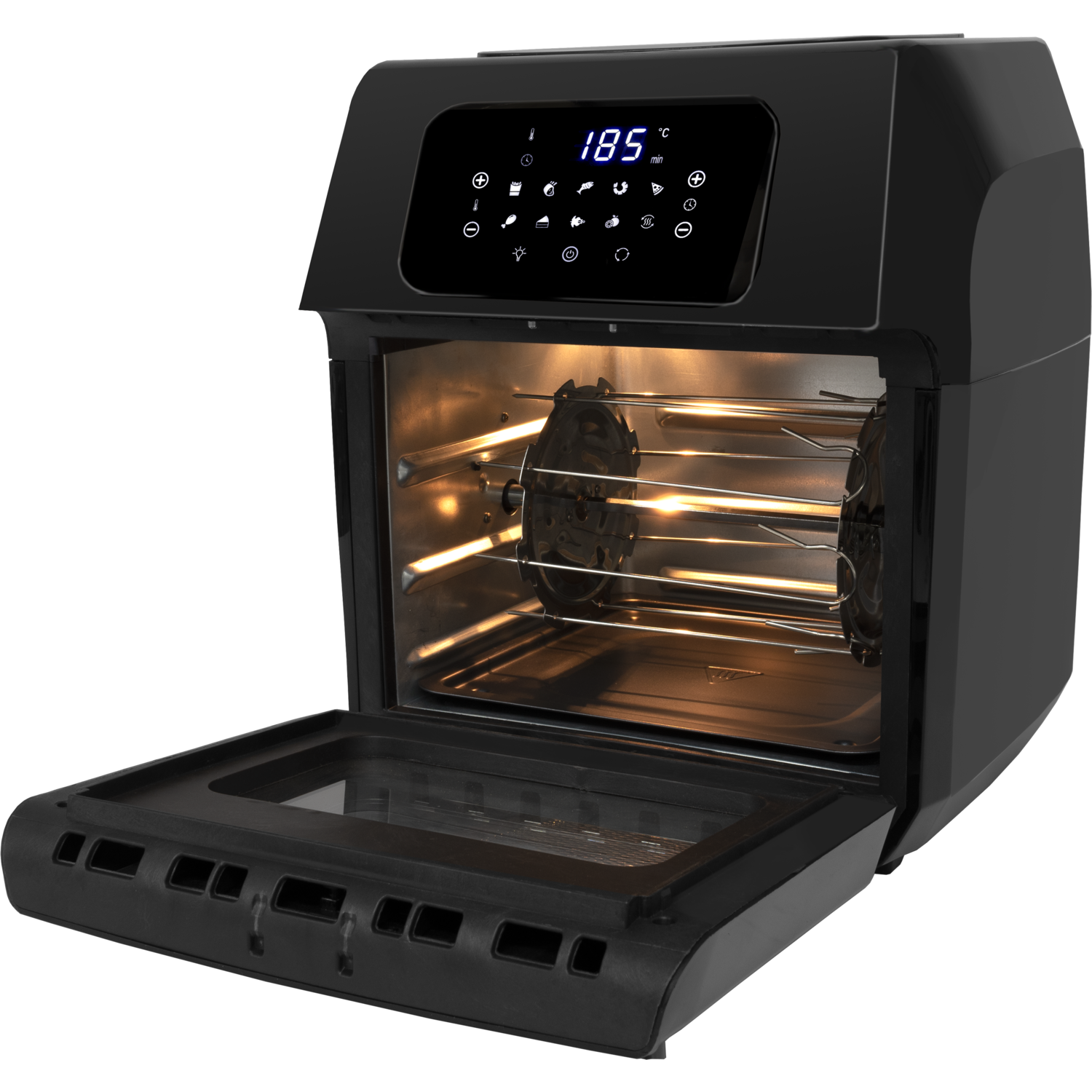 DICTROLUX - Forno e Friggitrice ad aria multifunzione Supreme Fry 1800 Watt